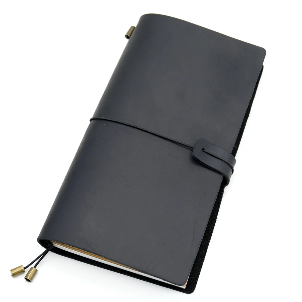 Carnet de Voyage en Cuir Véritable – Journal Vintage Artisanal Personnalisable