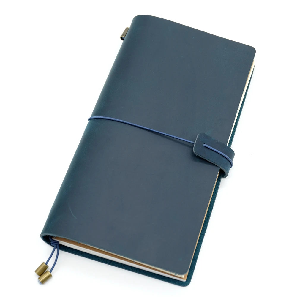 Carnet de Voyage en Cuir Véritable – Journal Vintage Artisanal Personnalisable