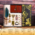 Set d'Écriture Vintage avec Stylo Plume & Carnet – Coffret Cadeau Calligraphie
